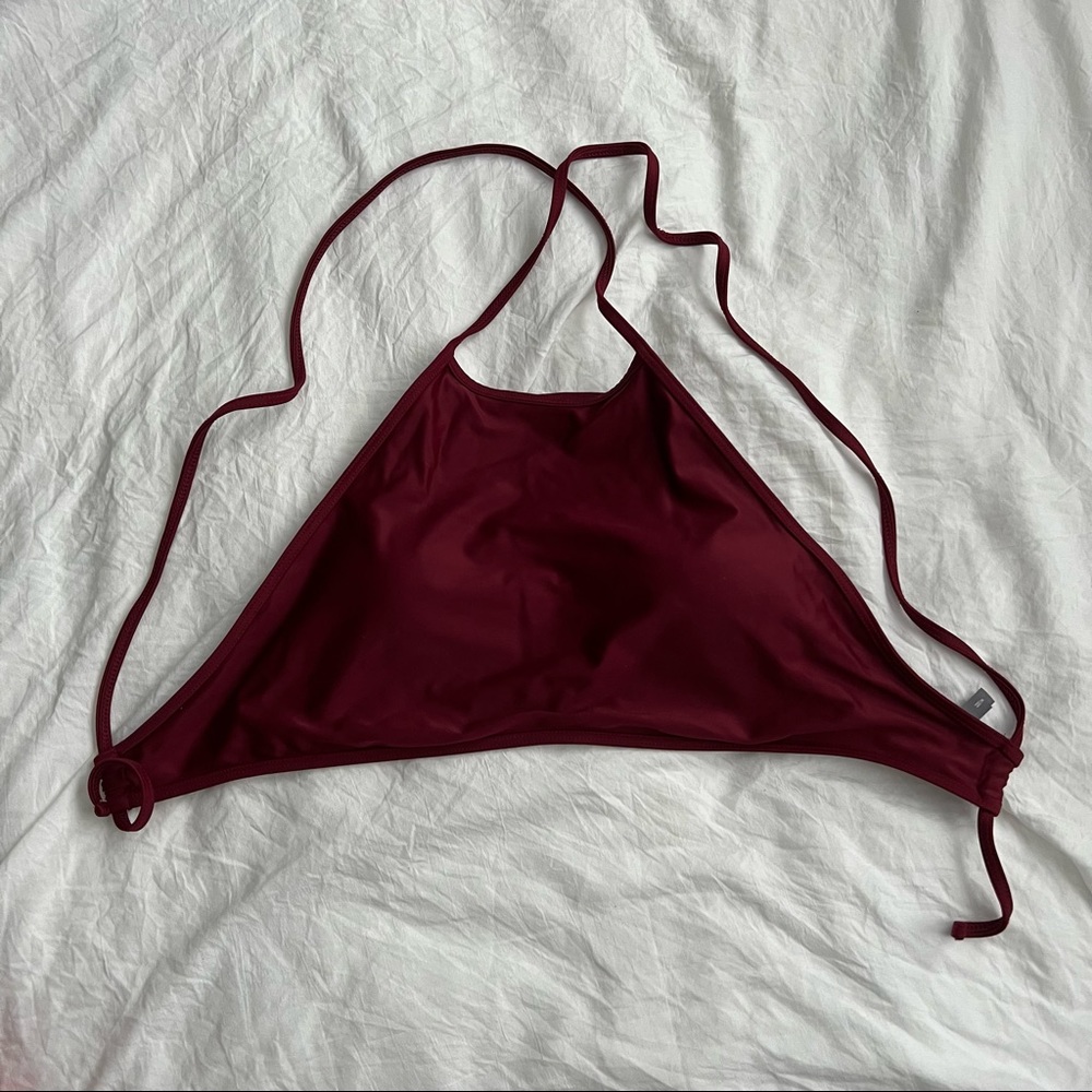 Aerie halter neck bikini top